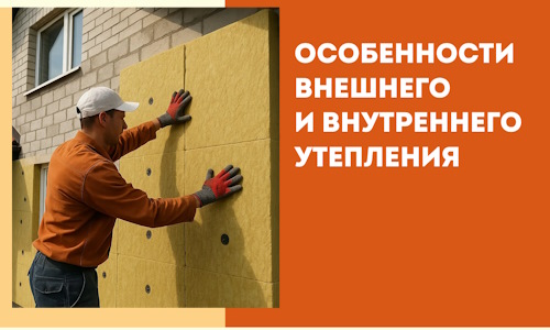 Какие особенности внешнего и внутреннего утепления в Копейске