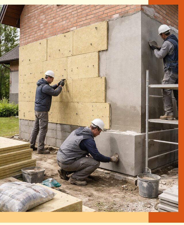 Утепление частного дома в Копейске под ключ от 7697 руб/м2 — недорого | ТепломастерКпс