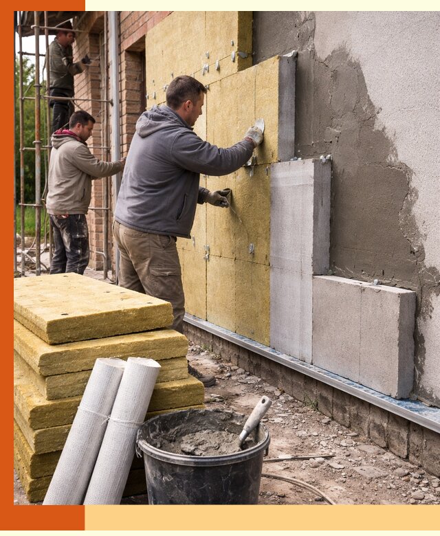 Утепление кирпичного дома под ключ в Копейске