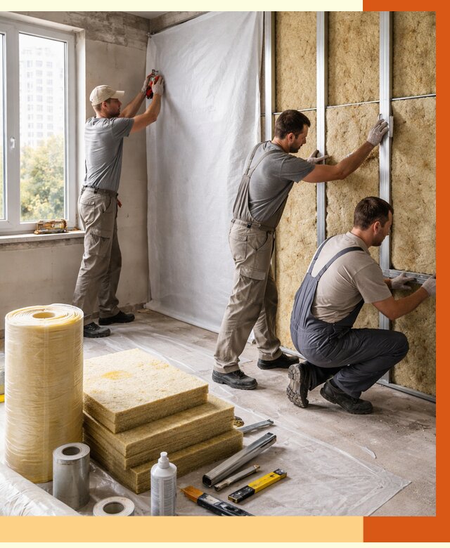 Утепление квартиры в Копейске от 4618 руб/м2 — утеплить квартиру изнутри и снаружи | ТепломастерКпс