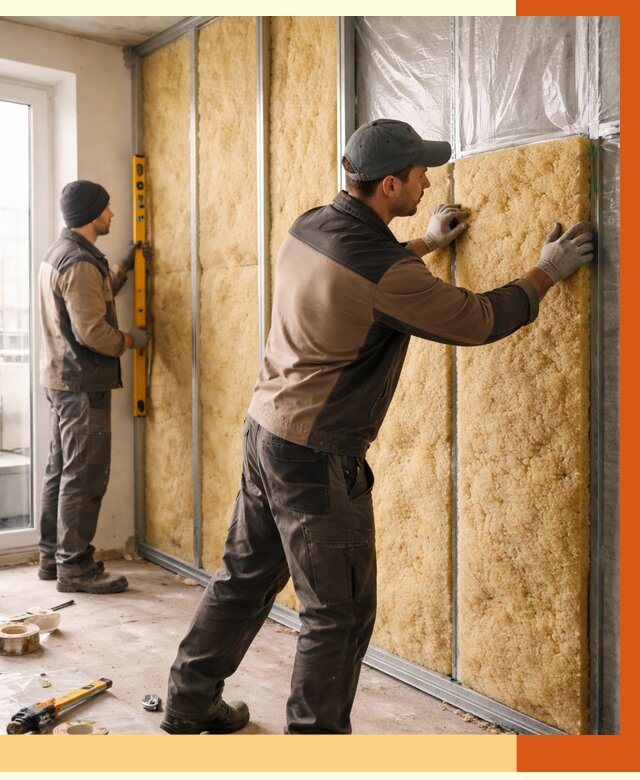 Утепление квартиры изнутри в Копейске от 4464 руб. за м2 | Проф. работы ТепломастерКпс