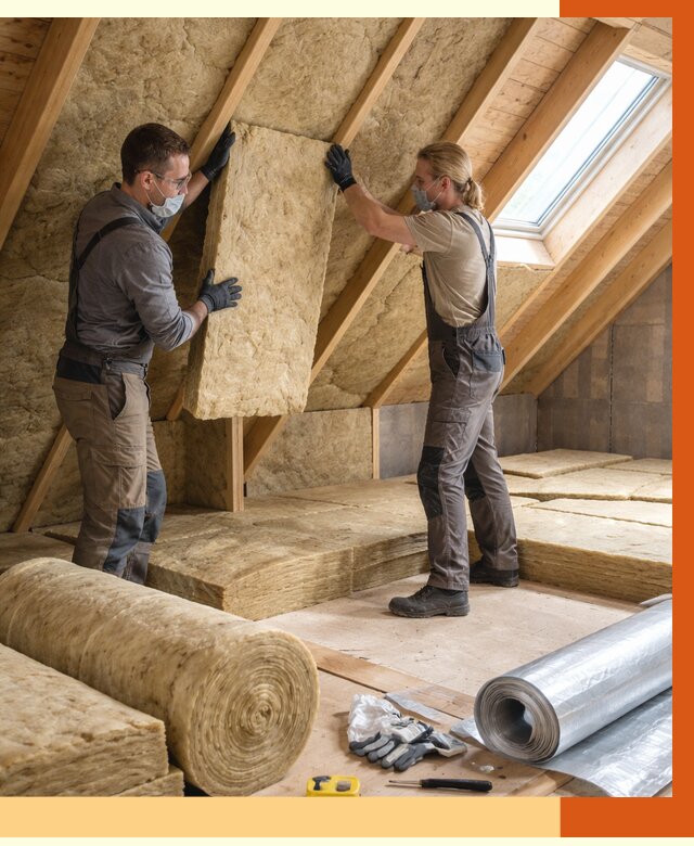 Утепление мансарды минватой в Копейске от 4310 руб./м2 — монтаж и пароизоляция | ТепломастерКпс