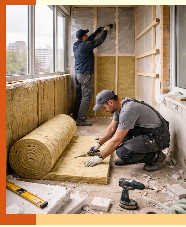 Утепление балкона под ключ в Копейске качественно и быстро