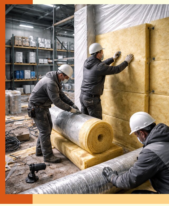 Утепление склада химсырья в Копейске: безопасная и эффективная изоляция