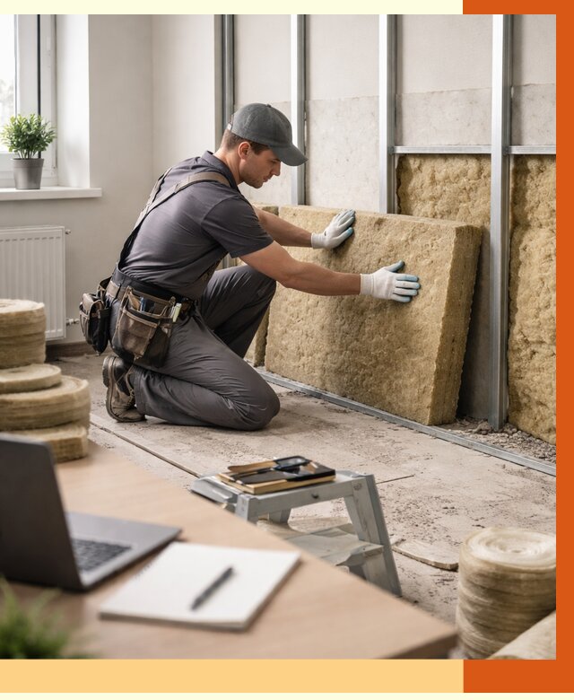 Утепление офиса в Копейске от 4618 руб/м2 — комплексное утепление офиса под ключ | ТепломастерКпс