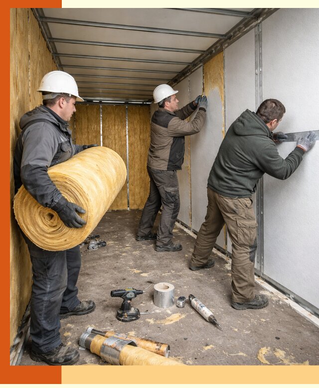 Утепление рефрижераторного контейнера в Копейске профессионально и надежно