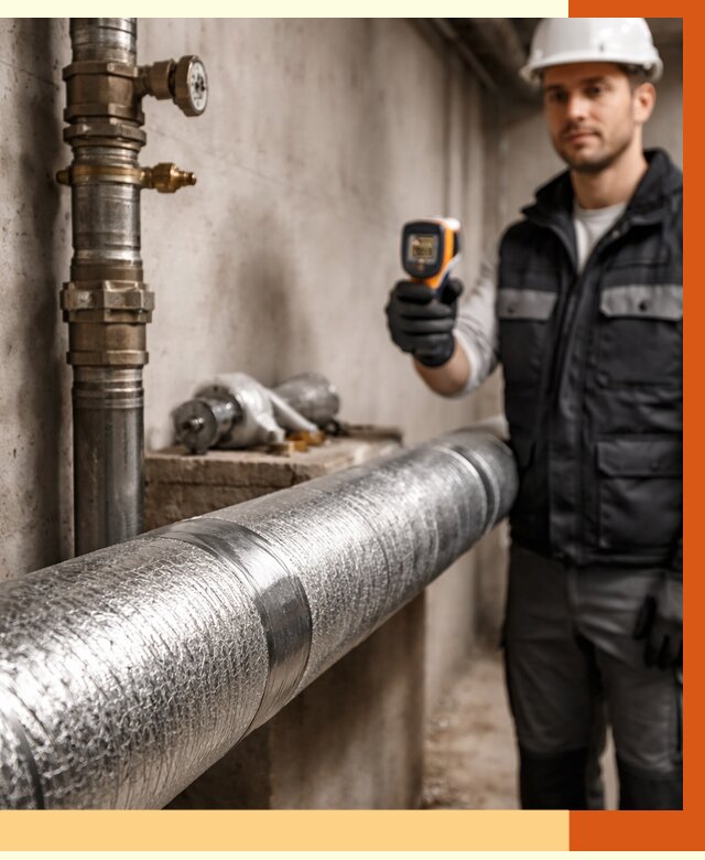 Утепление труб водоснабжения в Копейске от 8724 руб. за м² — услуги ТепломастерКпс