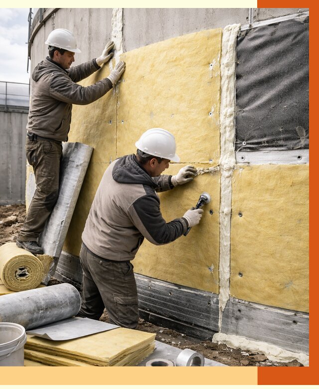 Утепление резервуара в Копейске от 28223 руб/м2 — монтаж ППУ и комплекс под ключ | ТепломастерКпс