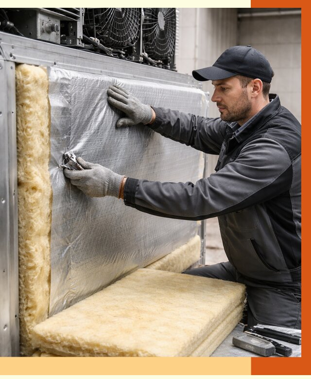 Утепление холодильного агрегата в Копейске от 8724 руб. под ключ | ТепломастерКпс