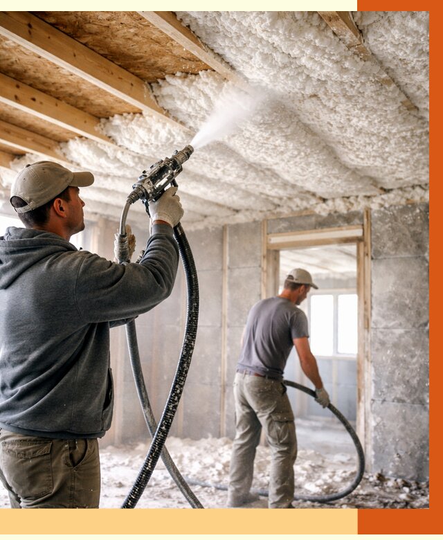 Утепление пеноизолом в Копейске от 1642 руб./м2 под ключ | ТепломастерКпс