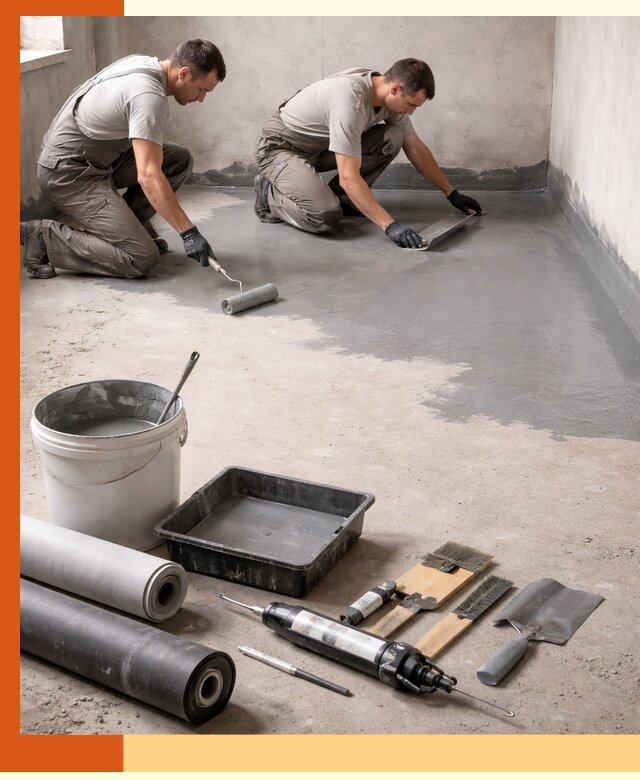 Гидроизоляция пола в Копейске — надежная защита от влаги и протечек