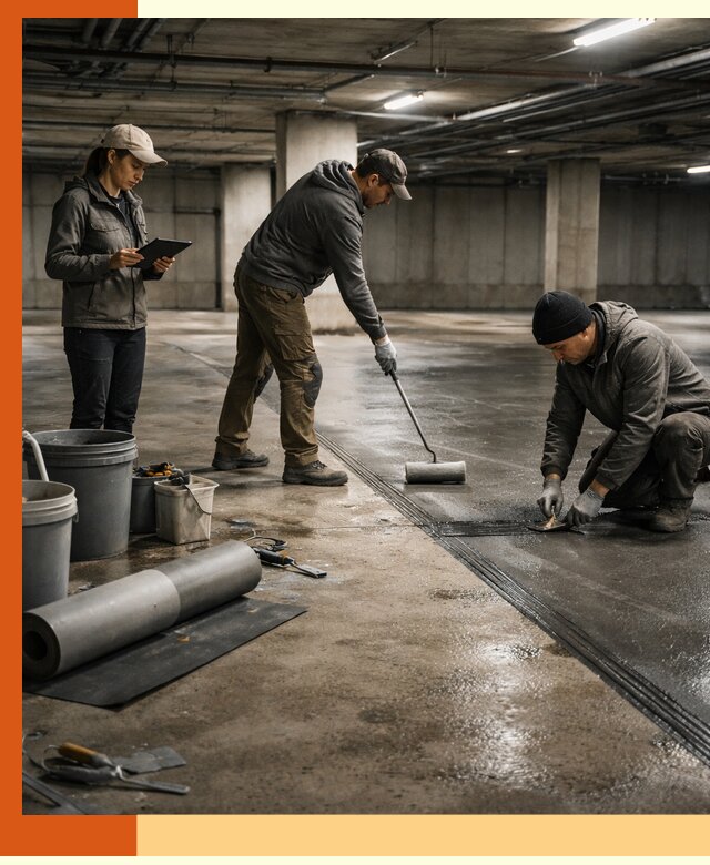 Гидроизоляция паркинга в Копейске: качественная защита зданий